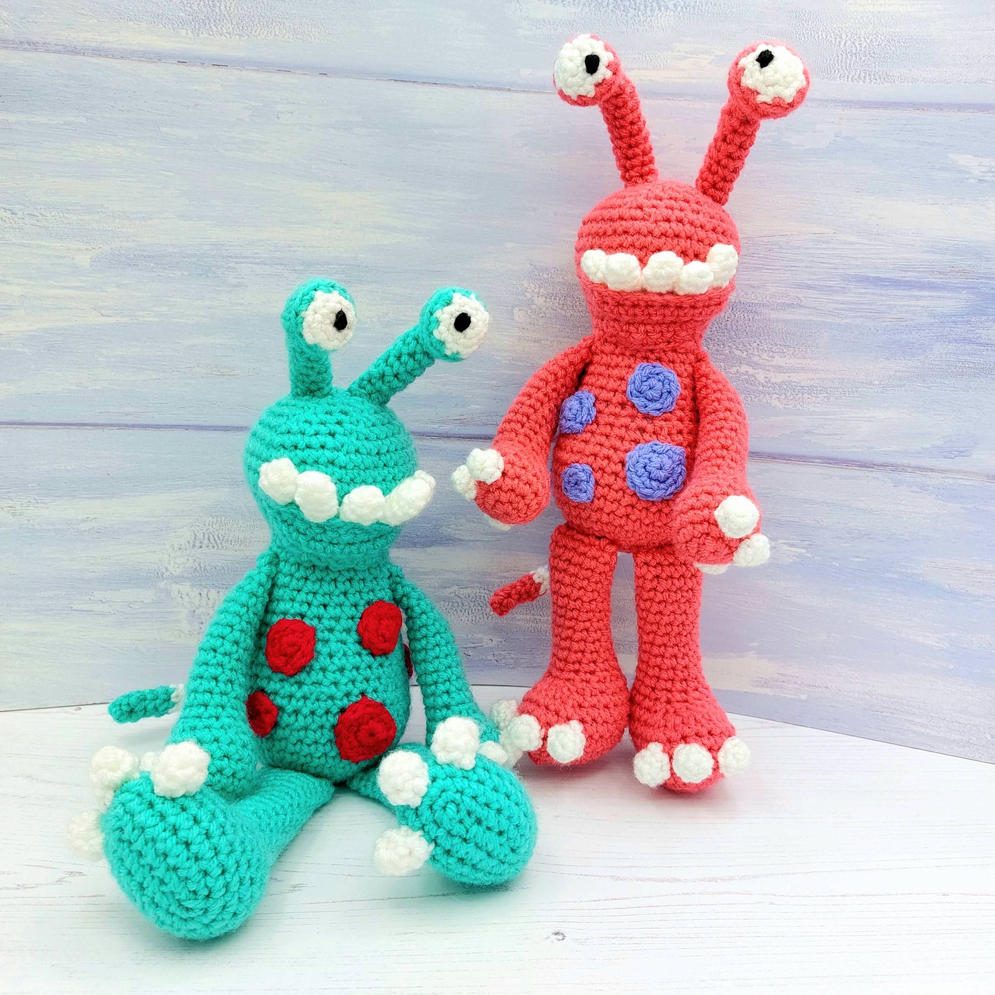 Monty & Myrtle the Monsters - PDF Crochet Pattern