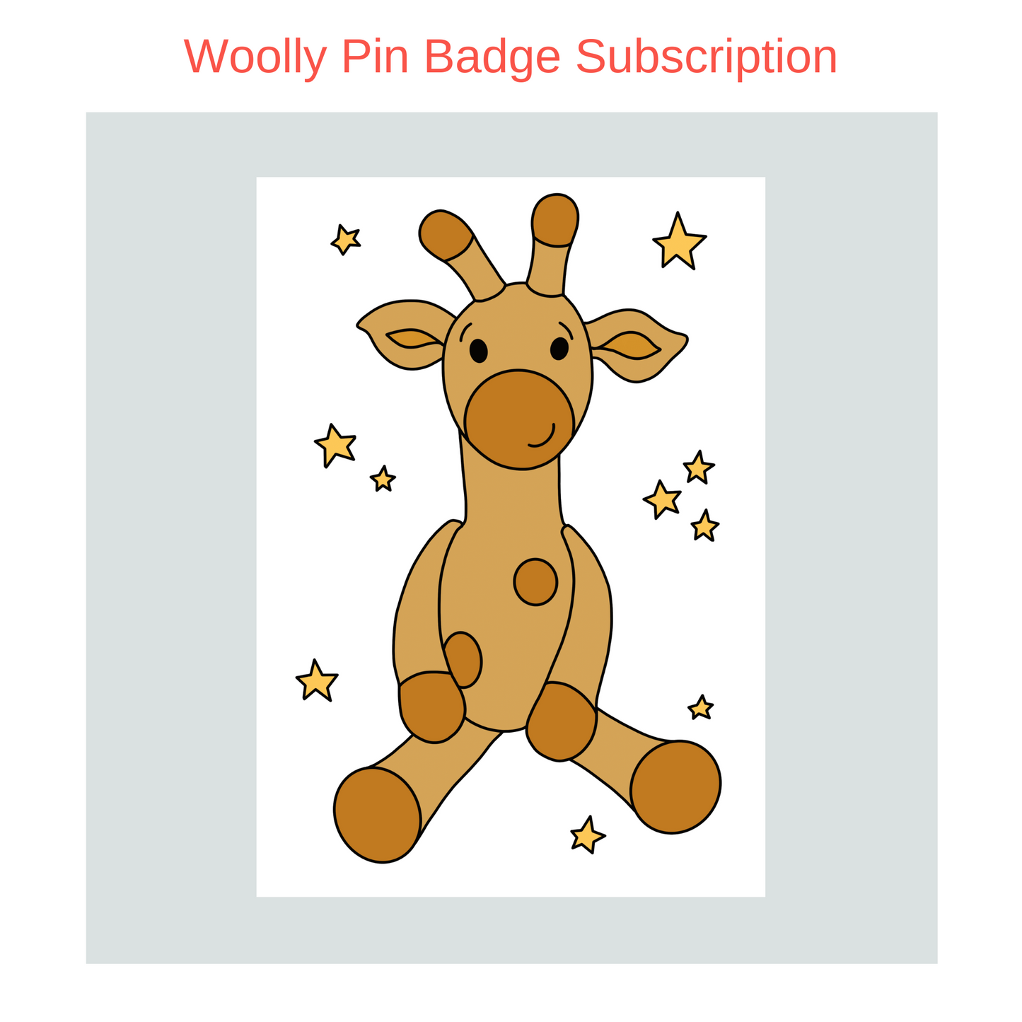 Woolly Pin Badge Subscription Monthly Club