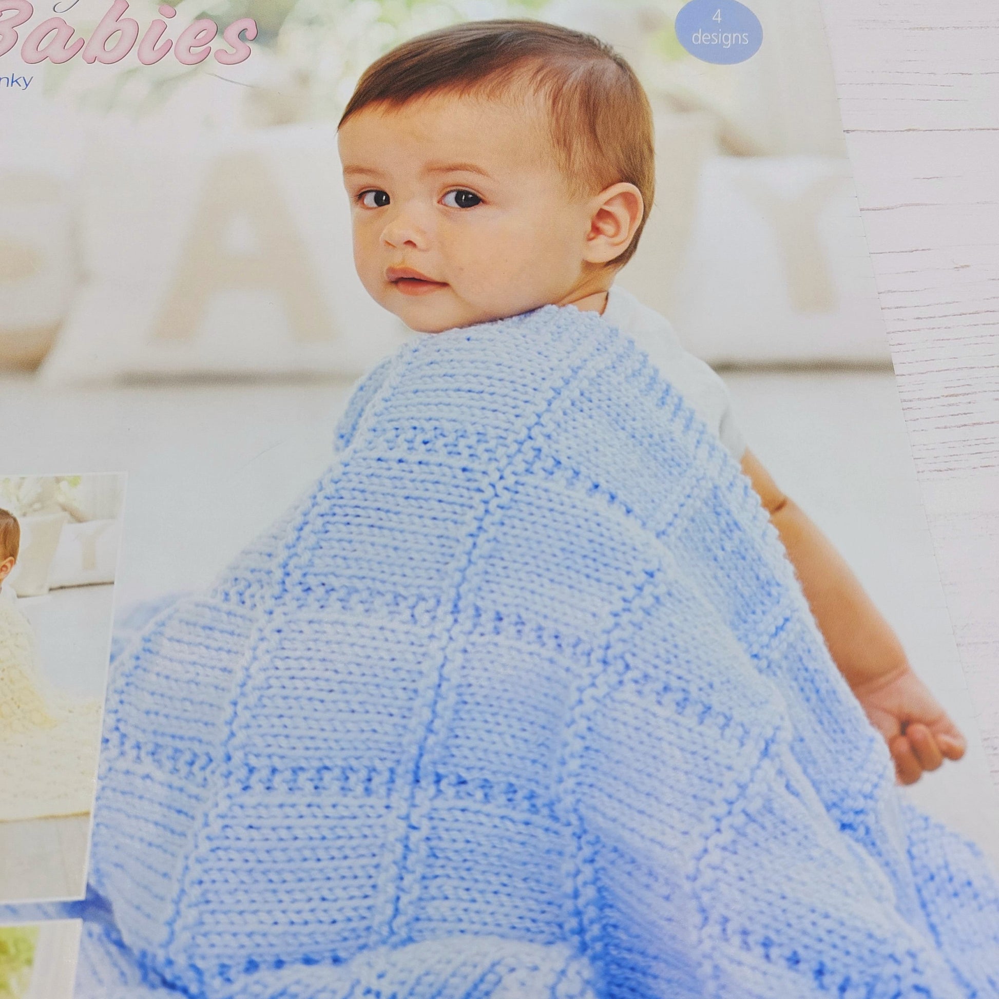 Square Knitted Baby Blanket