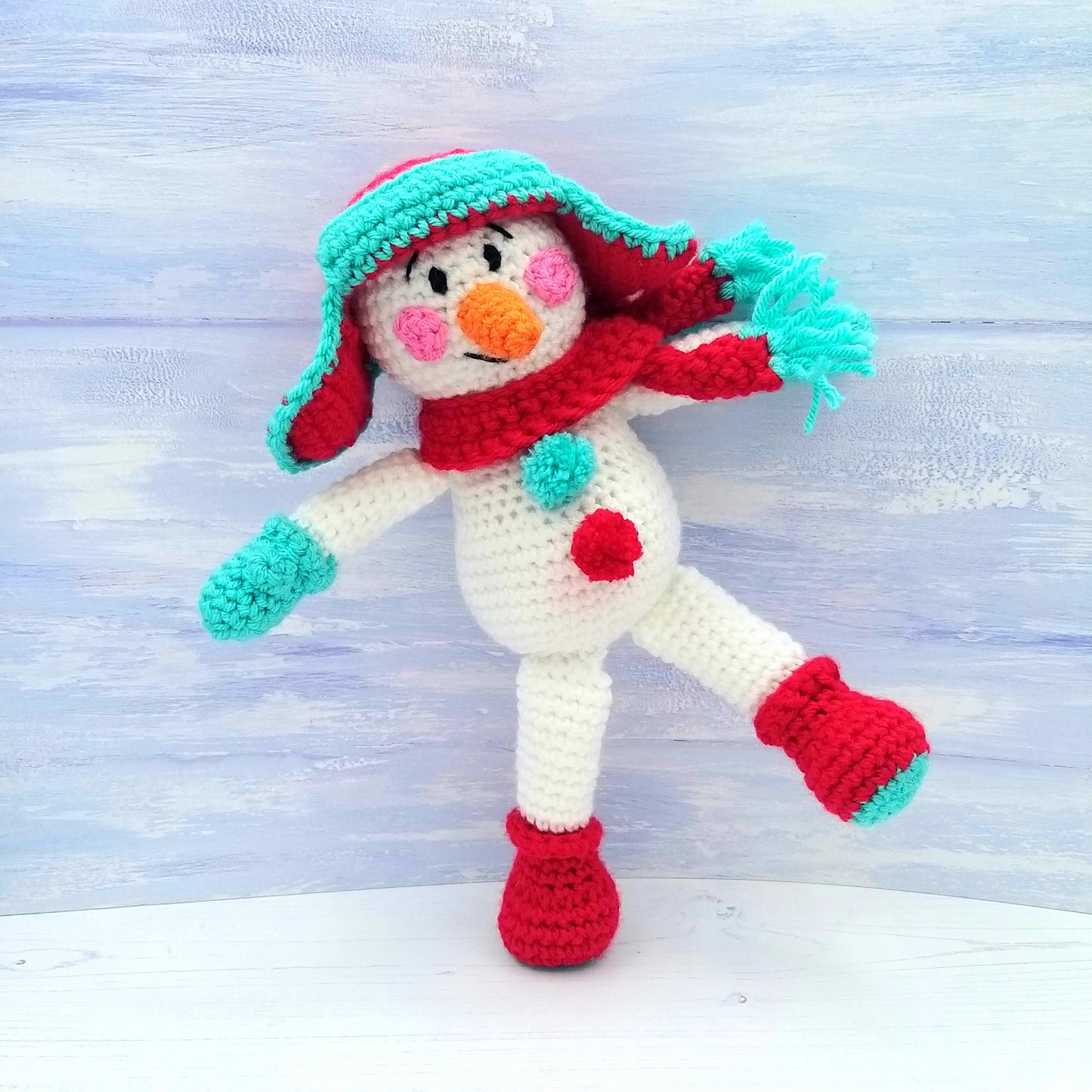 Chilli the Snowman - PDF Crochet Pattern
