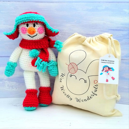 Snowman Crochet KIt