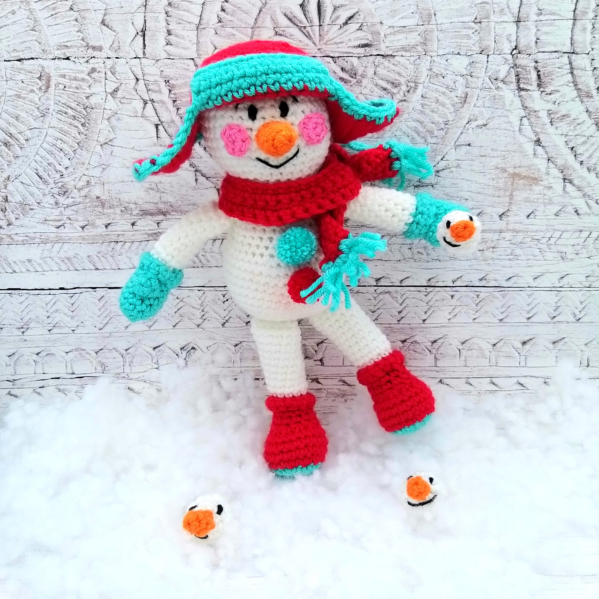 Crochet Snowman Snowballs