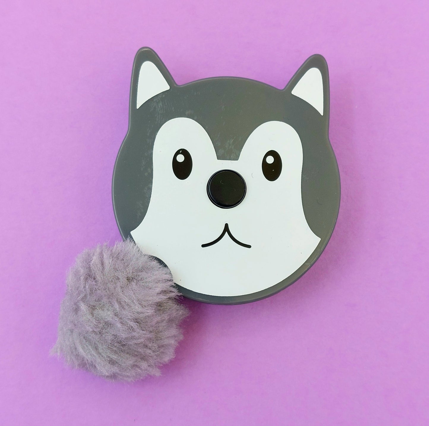 Adorable Animal Tape Measure with fluffy pompom tail