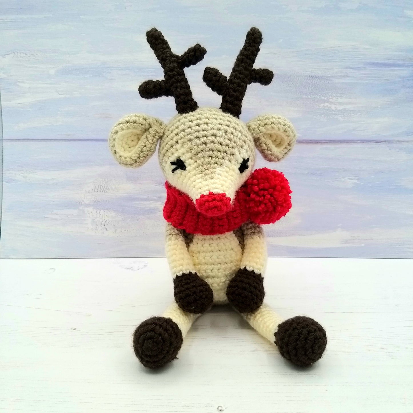 KIT CROCHET AMIGURUMI RUDOLPH Kits Crochet • Pingouin • Happywool