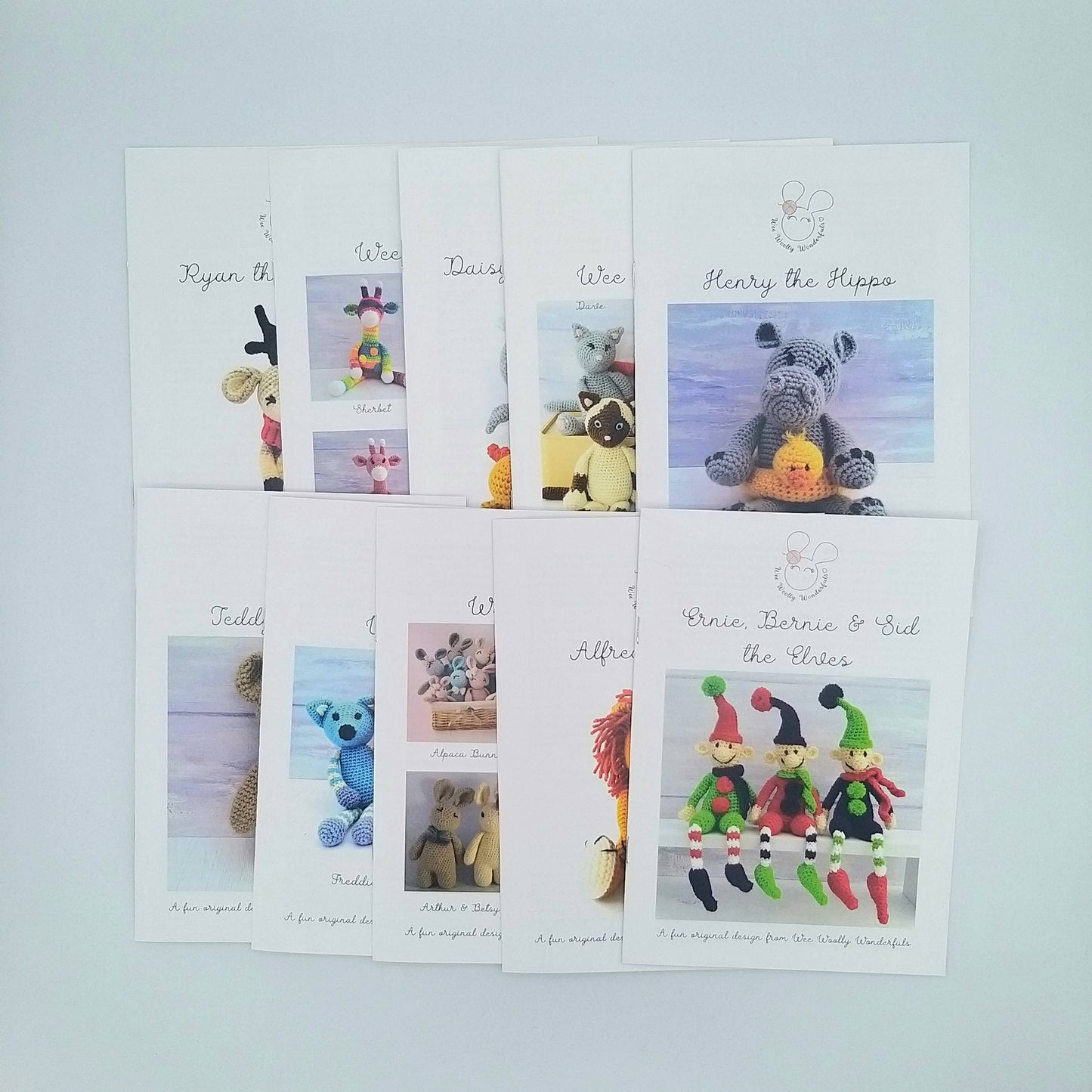 Crochet Printed Pattern Booklets