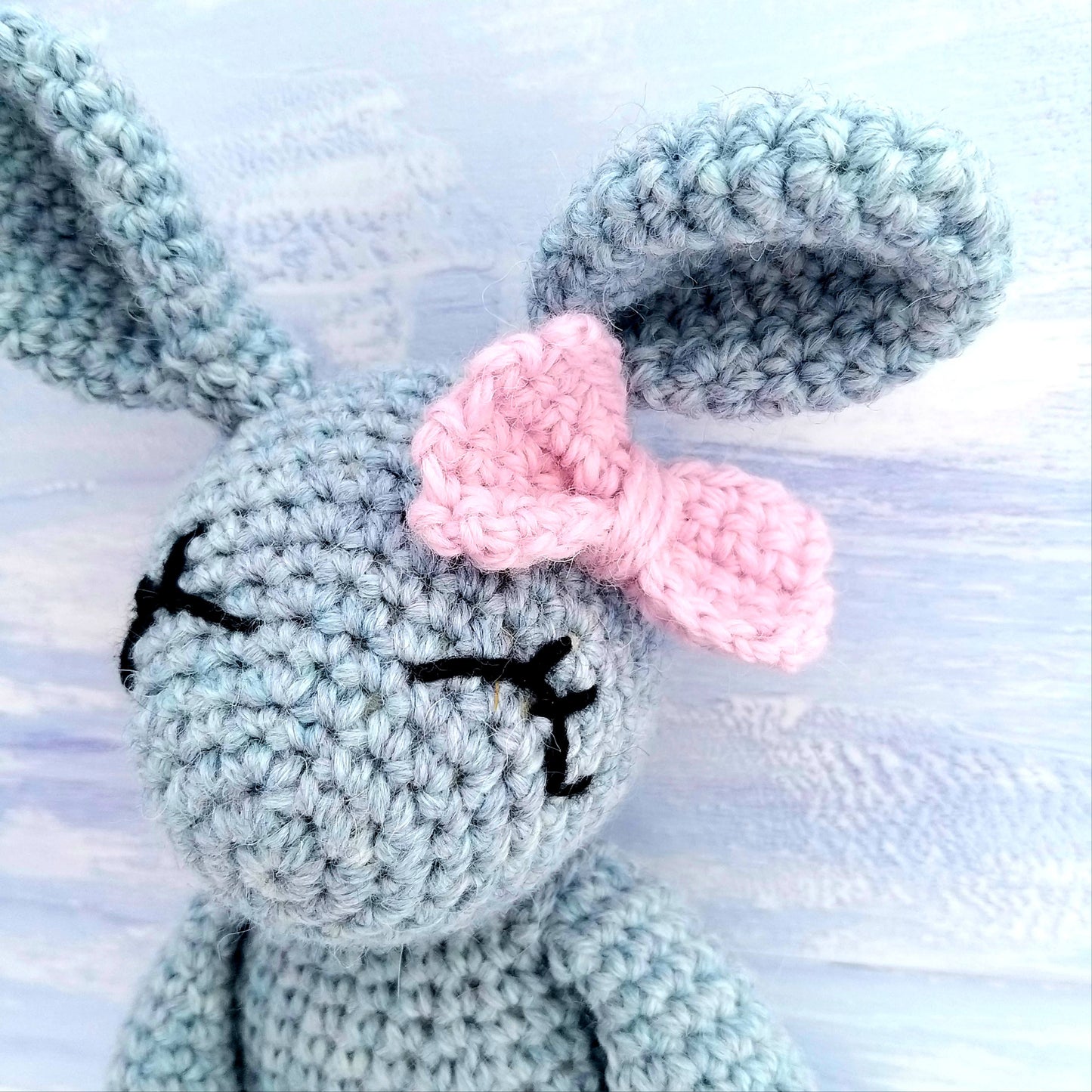 Alpaca Bunny Rabbit Crochet Kit - suitable for complete beginners