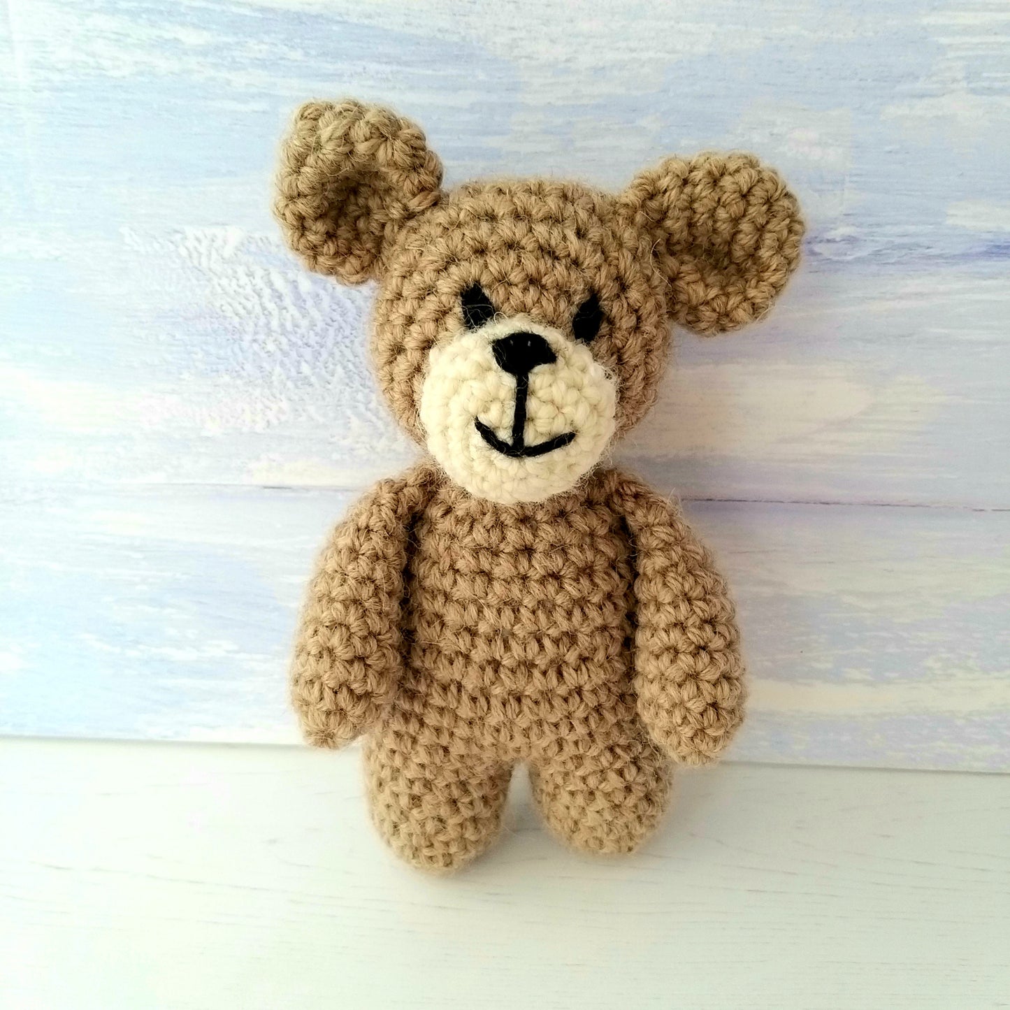 Baby Bear Mini Crochet Kit in Luxury Wool & Alpaca