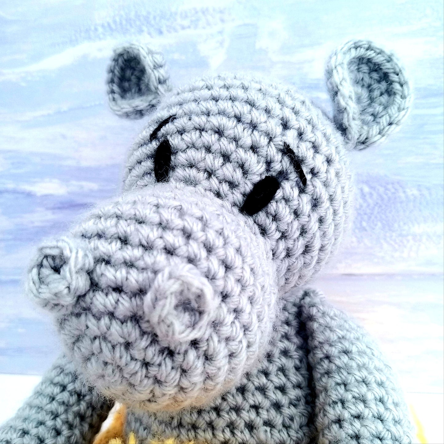 PDF Crochet Pattern - Henry the Hippo