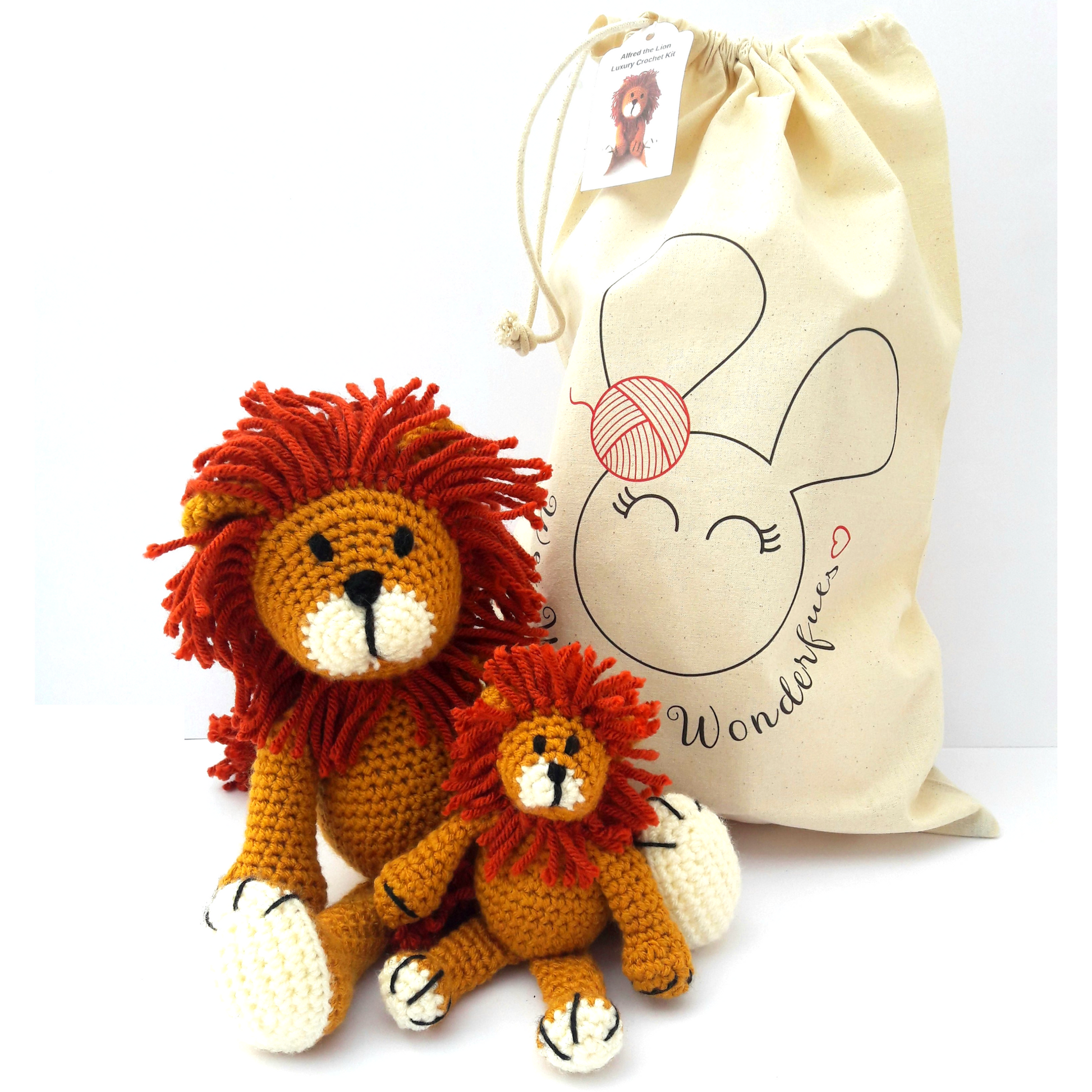 Sebastian the Lion Beginner Crochet Kit – Posey & Jett's